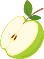 desenho de ilustração de frutas de maçã png