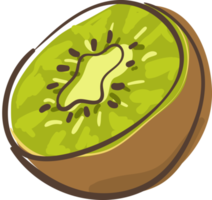 kiwifrucht-illustrationskarikatur png