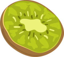 dibujos animados de ilustración de fruta de kiwi png