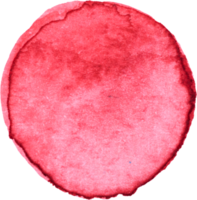 akvarell pensel måla cirklar med handritad png