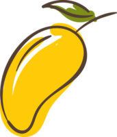 mango fruit illustration cartoon png