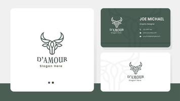 D'amour Meat Logo Pack vector