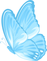 illustration belle peinture papillon png