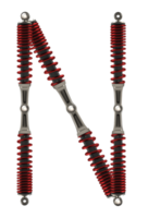 Shock absorbers that are assembled into characters png