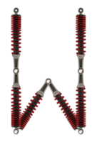 Shock absorbers that are assembled into characters png