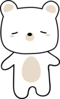 Cute Bear Element png