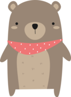 Cute Bear Element png