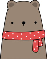 elemento de urso fofo png