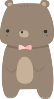 Élément mignon d'ours en peluche png