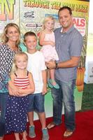 LOS ANGELES, OCT 9, Kelly Packard, Dallin Privett, Halle Privett, Aubrey Lin Privett, Darrin Privett at the Celebrities Salute the Military at Corn Maze on October 9, 2015 photo