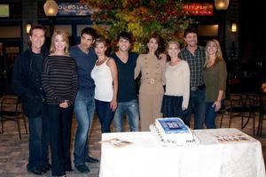 LOS ANGELES, AUG 10 -  Hogestyn, Hall, Gering, Brown, SanMartin, Alfonso, Reeves, Reckell, Mansi at the Horton Square Press Junket at the Days of Our Lives Set, NBC on August 10, 2011 in Burbank, CA photo
