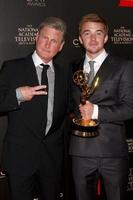 LOS ANGELES, JUN 16 -  Jeff Ballard, Chandler Massey in the press area at the 40th Daytime Emmy Awards at the Skirball Cultural Center on June 16, 2013 in Los Angeles, CA photo