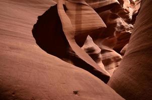 Lower Antelope Canyon Made of Red Rock in Arizona photo