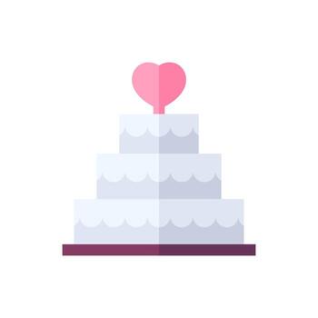 cake icon vector for web, computer and mobile app