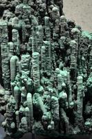 Green Malachite Crystals in a Large Cluster photo