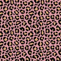 Leopard print vector seamless. Fashionable background for fabric, paper, clothes. Animal pattern.