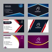 Luxury Formal Office Business Card Template vector