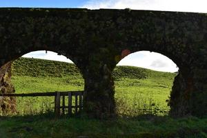 Double Arches of the Aqueduct Winding through Sete Cidades photo