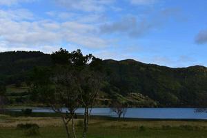 Lovely Look at the Blue Lake of Sete Cidades photo