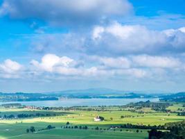 vista del paisaje en baviera, alemania foto