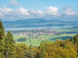 Landscape view in Bavaria, Germany photo