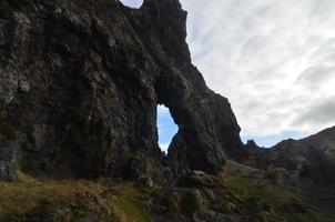 Terrific Rock Formation with a Window Through It photo