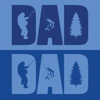 Dad Typography for T-shirt design, Mug Design and Printing Project vector