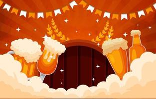 International Beer Background vector