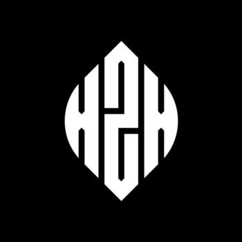 XZX circle letter logo design with circle and ellipse shape. XZX ellipse letters with typographic style. The three initials form a circle logo. XZX Circle Emblem Abstract Monogram Letter Mark Vector. vector