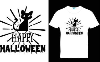 diseño de camiseta de halloween vector