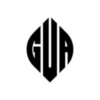 Diseño de logotipo de letra de círculo gva con forma de círculo y elipse. gva elipse letras con estilo tipográfico. las tres iniciales forman un logo circular. vector de marca de letra de monograma abstracto del emblema del círculo gva.