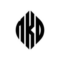 MKO circle letter logo design with circle and ellipse shape. MKO ellipse letters with typographic style. The three initials form a circle logo. MKO Circle Emblem Abstract Monogram Letter Mark Vector. vector