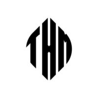 diseño de logotipo de letra circular txm con forma de círculo y elipse. txm letras elipses con estilo tipográfico. las tres iniciales forman un logo circular. vector de marca de letra de monograma abstracto del emblema del círculo txm.