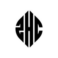 Diseño de logotipo de letra circular zxc con forma de círculo y elipse. letras elipses zxc con estilo tipográfico. las tres iniciales forman un logo circular. vector de marca de letra de monograma abstracto del emblema del círculo zxc.