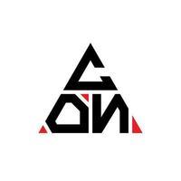 con diseño de logotipo de letra triangular con forma de triángulo. monograma de diseño de logotipo de triángulo con. con plantilla de logotipo de vector de triángulo con color rojo. con logo triangular logo simple, elegante y lujoso.