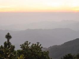 Sunset viewpoint in Thailand photo