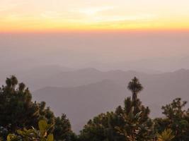 Sunset viewpoint in Thailand photo