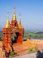 triángulo dorado en chiangrai, frontera de tailandia, laos y myanmar foto