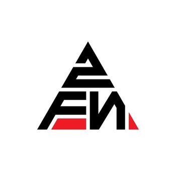 ZFN triangle letter logo design with triangle shape. ZFN triangle logo design monogram. ZFN triangle vector logo template with red color. ZFN triangular logo Simple, Elegant, and Luxurious Logo.