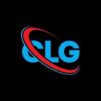 CLG logo. CLG letter. CLG letter logo design. Initials CLG logo linked with circle and uppercase monogram logo. CLG typography for technology, business and real estate brand. vector