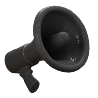 3D-Rendering Megaphon-Symbol isoliert. geeignet für Shopping-Promo-Illustration png