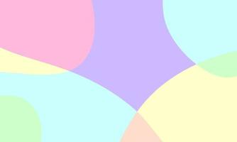 Abstract pastel liquid and curvy geometric background for banner. vector