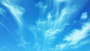 Cirrus clouds over the sky photo
