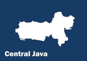 map of Central Java vector