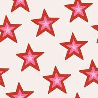 Stars pattern. Stars background. Retro pattern vector