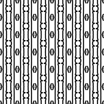 Abstract seamless pattern. Black and white background.