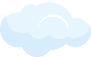 weiße Wolke Clipart-Design-Illustration png