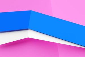 3d illustration colorful  geometric pattern  on monocrome background, pattern. photo