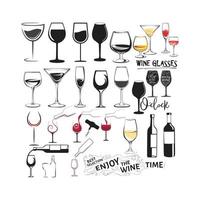 Wine Typography for T-shirt Design, Mug Design and Printing Project vector