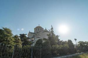 sebastopol, paisaje con vistas al histórico quersoneso foto